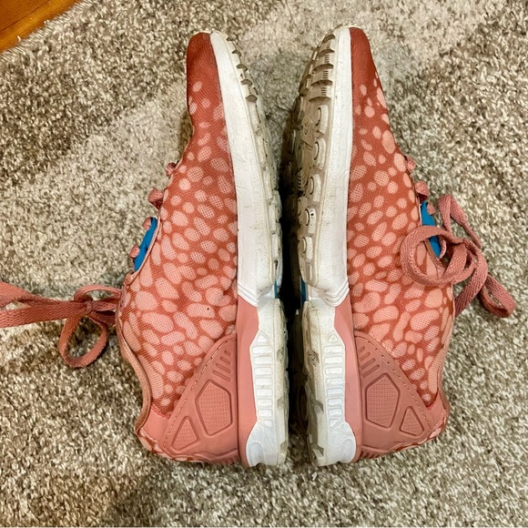 Adidas originals torsion zx flux pink peach running shoes sneakers - Picture 3 of 7